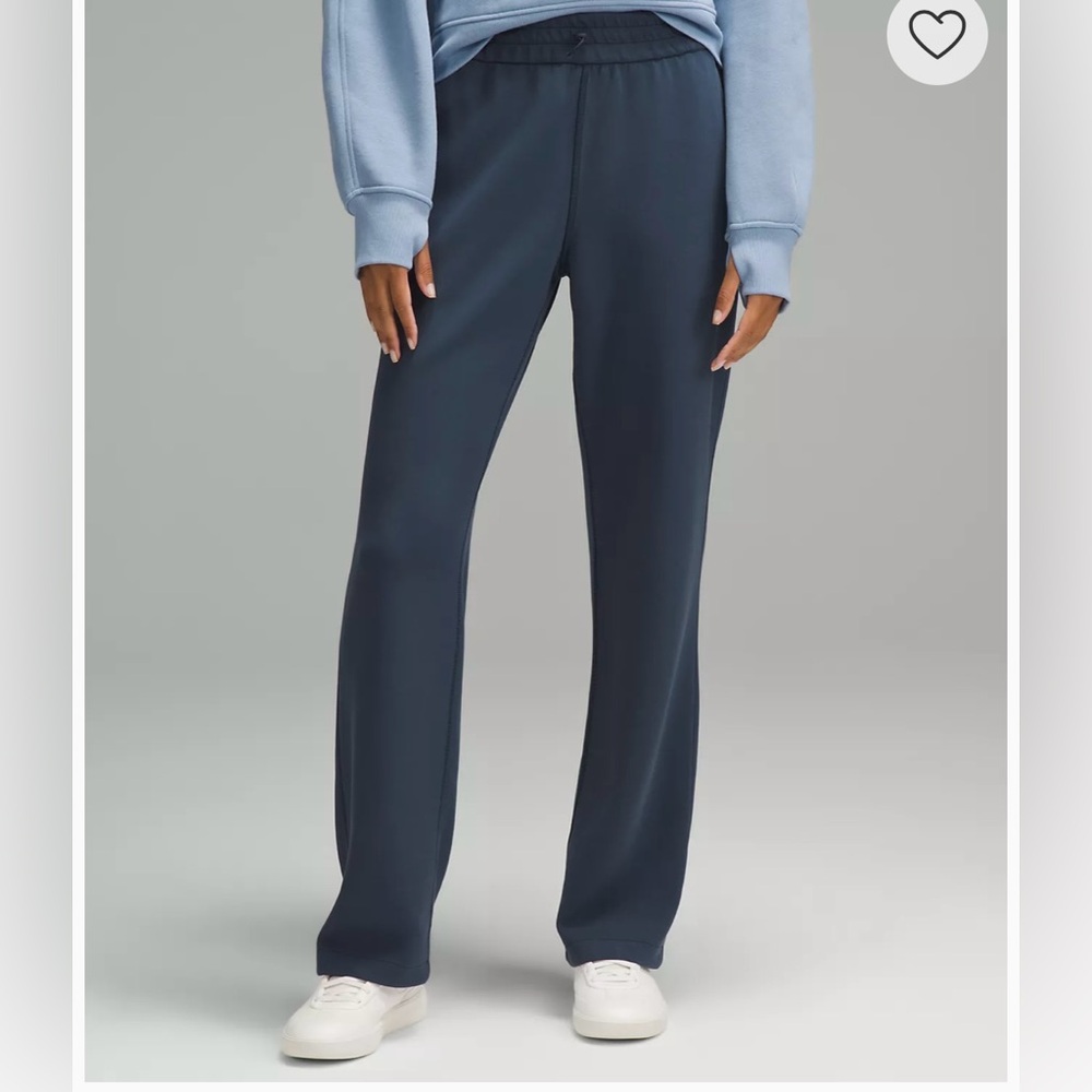 lululemon athletica Navy Softstreme mid-rise Pants